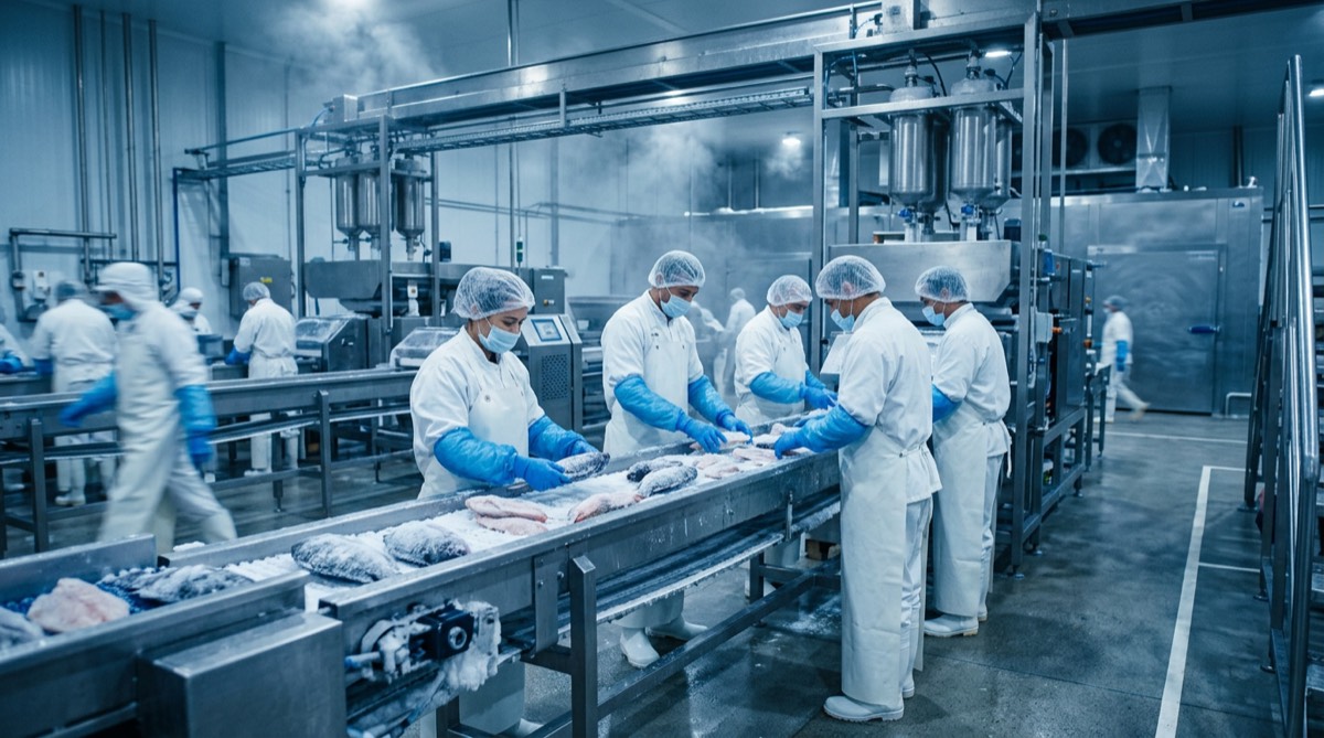 IPF processing factory